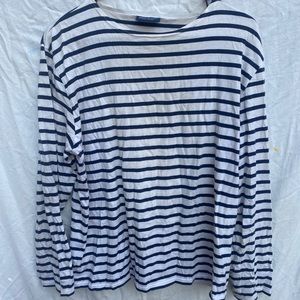 Saint James Breton long sleeve striped top